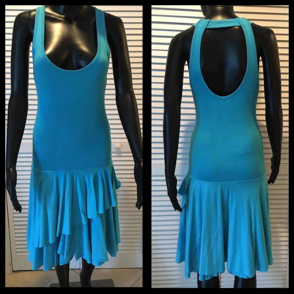 Ralph Lauren Tank Ruffle Bottom Dress
